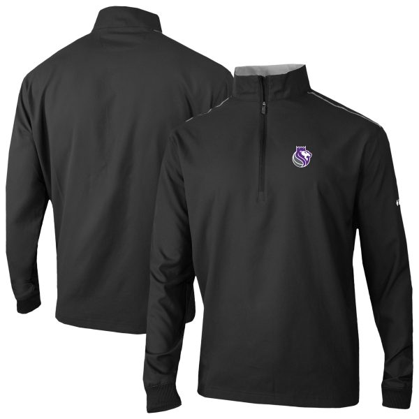 Columbia Sacramento Elegant Kings Black Bogey's Paradise Quarter Zip Pullover