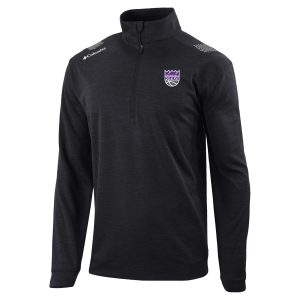 Columbia Sacramento Kings Black Oakland Downs Quarter Zip Pullover Stylish