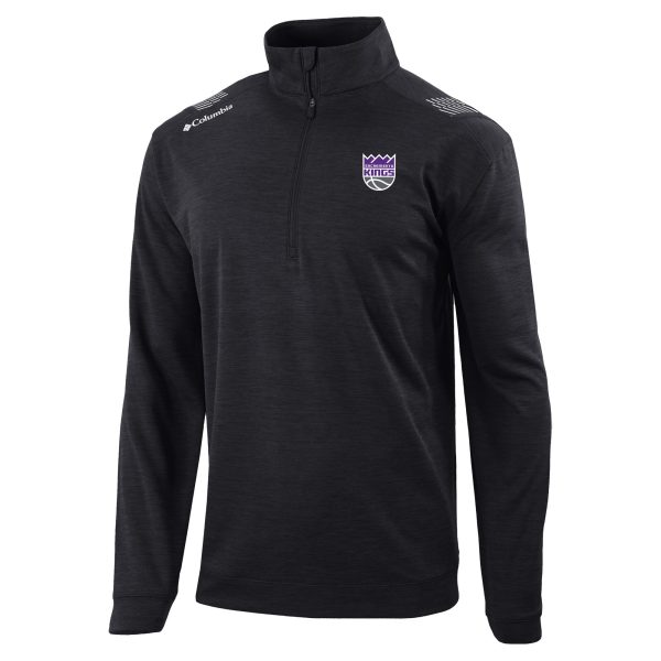 Columbia Sacramento Kings Black Oakland Downs Quarter Zip Pullover Stylish
