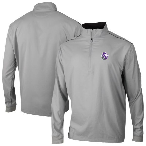 Columbia Sacramento Kings Gray Bogey's Paradise Quarter Zip Premium Pullover