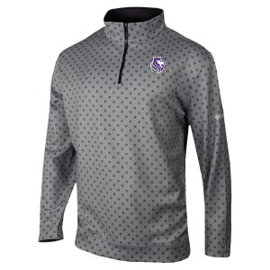 Columbia Sacramento Kings Gray Omni Wick Wickhams Hills Premium Quarter Zip Pullover Top