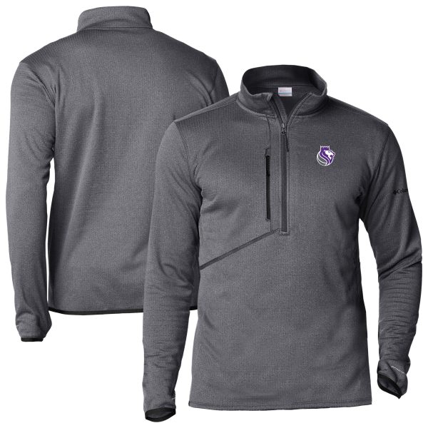 Columbia Unique Sacramento Kings Gray Park View Half Zip Top