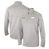Columbia Sacramento Kings Heather Gray Omni Gorgeous Wick Rockin' It Quarter Zip Pullover Top