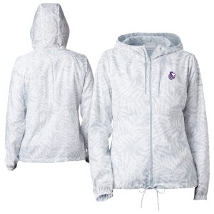 Columbia Sacramento Kings Women's White Flash Forward Chic Windbreaker