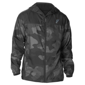 Columbia San Antonio Spurs Black Camo Flash Challenger Windbreaker Unique Full Zip Jacket
