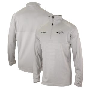 Columbia San Antonio Spurs Heather Gray Omni Wick Rockin' Chic It Quarter Zip Pullover Top