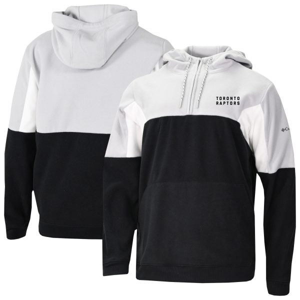 Columbia Unique Toronto Raptors Black Lodge Quarter Zip Hoodie