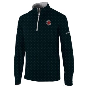 Columbia Toronto Raptors Black Omni Wick Wickhams Hills Quarter Zip Premium Pullover Top