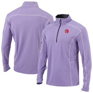 Columbia Toronto Raptors Lavender Omni Chic Wick Shotgun Quarter Zip Pullover