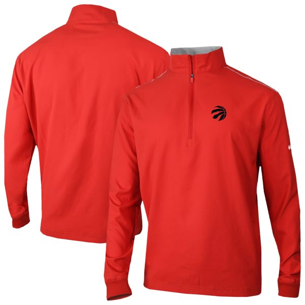 Columbia Toronto Raptors Red Bogey's Stylish Paradise Quarter Zip Pullover