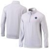Columbia Washington Wizards Gray/White Unique Omni Wick Even Lie Quarter Zip Pullover