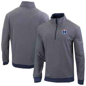 Columbia Washington Wizards Navy Omni Chic Wick Even Lie Quarter Zip Pullover