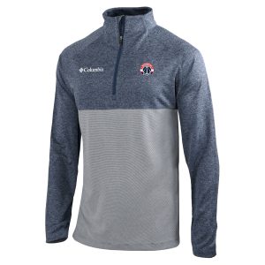 Columbia Washington Wizards Unique Navy Rockin' It Raglan Long Sleeve Quarter Zip Pullover
