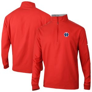 Columbia Washington Wizards Red Bogey's Stylish Paradise Quarter Zip Pullover