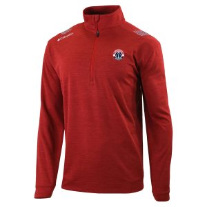 Columbia Washington Wizards Red Oakland Downs Quarter Zip Pullover Unique