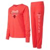 Concepts Sport Chicago Bulls Women's Elegant Red Meter Pullover Hoodie & Pants Set