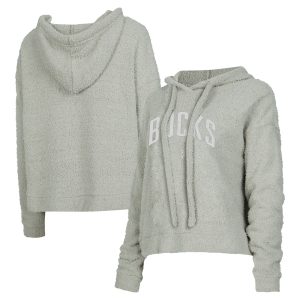 Concepts Sport Milwaukee Fabulous Bucks Women's Gray Ventura Comfy Pullover Hoodie
