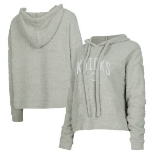 Concepts Sport New Stylish York Knicks Women's Gray Ventura Comfy Pullover Hoodie