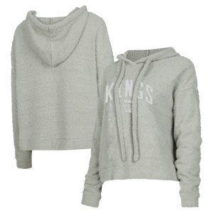 Concepts Elegant Sport Sacramento Kings Women's Gray Ventura Comfy Pullover Hoodie