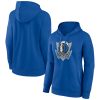 Dallas Mavericks Women's Blue Alternate Logo Pullover Hoodie Premium