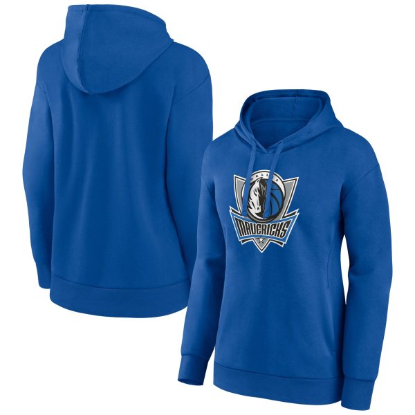 Dallas Mavericks Women's Blue Alternate Logo Pullover Hoodie Premium