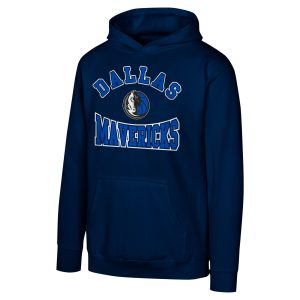 Dallas Mavericks Youth Navy Home Town Pullover Fleece Hoodie Stylish
