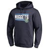 Denver Nuggets Navy Onside Stripe Pullover Stylish Hoodie