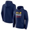Denver Nuggets Navy Pick Elegant & Roll Coverage Pullover Hoodie