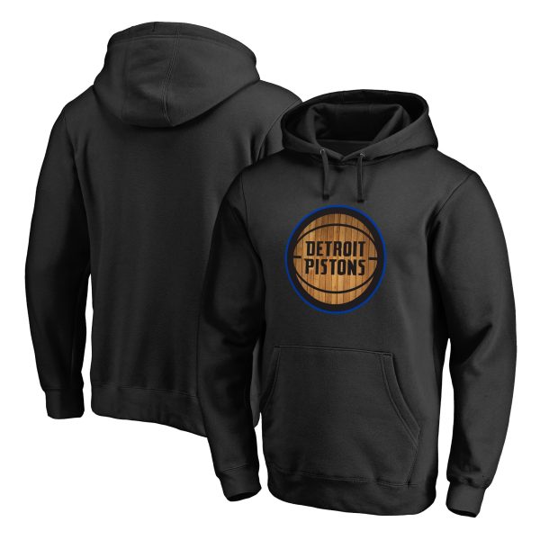 Detroit Pistons Black Fabulous Hardwood Pullover Hoodie
