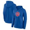 Detroit Pistons Women's Blue Team Stylish Primary Logo Pullover Hoodie