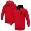 FISLL Chicago Bulls Unisex Red Logoman Gorgeous Shadow Collection Pullover Hoodie