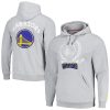 FISLL Golden State Warriors Unisex Heather Gray Heritage Crest Eye - catching Pullover Hoodie