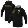 FISLL Unique Los Angeles Lakers Unisex Black Logoman Shadow Collection Pullover Hoodie