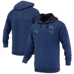 FISLL Minnesota Timberwolves Gorgeous Unisex Navy Logoman Shadow Collection Pullover Hoodie