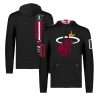FISLL x Black History Collection Elegant Miami Heat Unisex Black Pullover Hoodie
