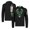 FISLL x Black History Collection Milwaukee Bucks Unisex Unique Black Pullover Hoodie