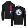 FISLL x Black History Collection Philadelphia 76ers Chic Unisex Black Pullover Hoodie