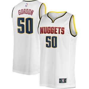 Fanatics Aaron Gordon Denver Nuggets White Fast Break Player Jersey Association Elegant Edition