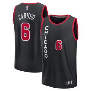 Fanatics Alex Caruso Chicago Bulls Black Fast Trendy Break Jersey City Edition