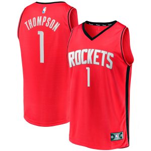 Fanatics Amen Thompson Stylish Houston Rockets Youth Red Fast Break Replica Jersey Icon Edition