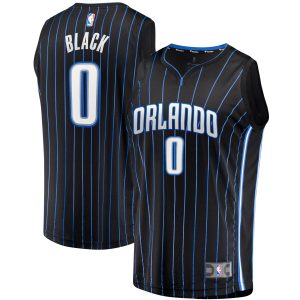 Fanatics Anthony Black Elegant Orlando Magic Youth Black Fast Break Replica Jersey Icon Edition
