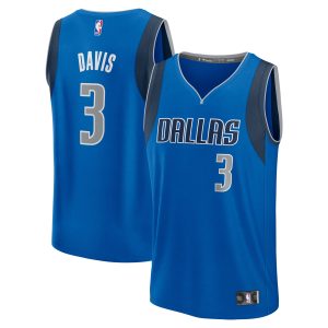 Fanatics Anthony Davis Dallas Mavericks Royal Fast Break Chic Replica Player Jersey Icon Edition