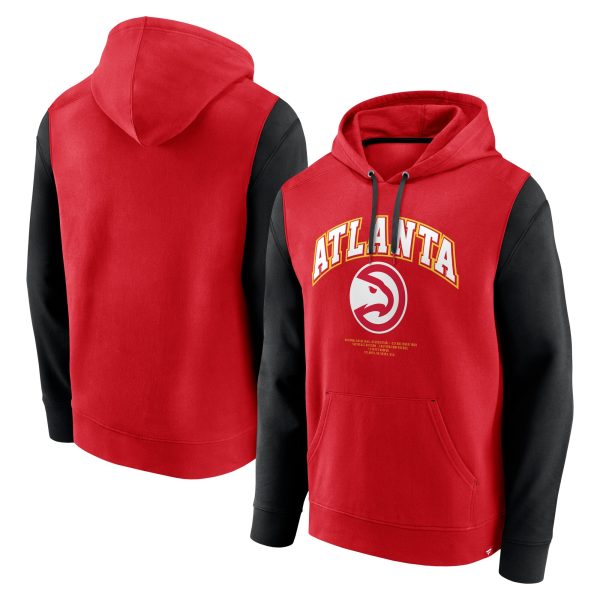 Fanatics Atlanta Hawks Red Scorer Pullover Hoodie Fabulous