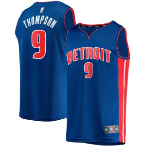 Fanatics Ausar Thompson Detroit Pistons Youth Royal Fast Break Replica Jersey Icon Elegant Edition