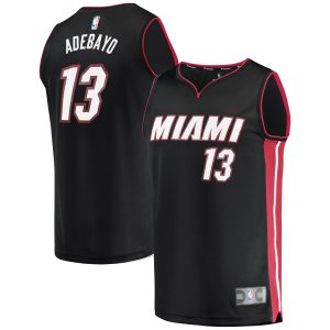 Fanatics Bam Adebayo Miami Heat Black Fast Gorgeous Break Replica Player Jersey Icon Edition