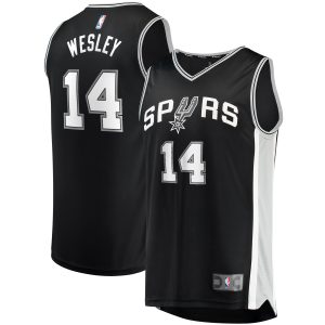 Fanatics Blake Wesley San Antonio Spurs Black Fast Break Unique Replica Player Jersey Icon Edition