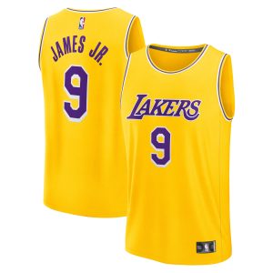 Fanatics Bronny Chic James Los Angeles Lakers Gold 2024 NBA Draft Fast Break Player Jersey Icon Edition