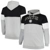 Fanatics Brooklyn Nets Eye - catching Black/White Big & Tall Pullover Hoodie