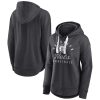 Fanatics Brooklyn Nets Women's Heather Charcoal Iconic Distribution Pullover Chic Hoodie