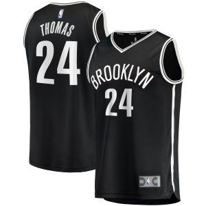 Fanatics Cam Thomas Stylish Brooklyn Nets Black Big & Tall Fast Break Player Jersey Icon Edition